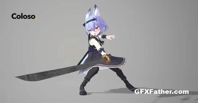 Coloso – Introductory Game Animation Pipelines for Anime Character