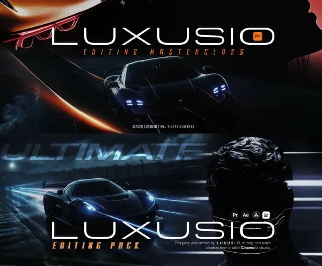 Luxusio Editing MasterClass + Ultimate Editing Pack